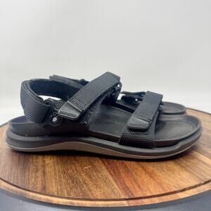 Birkenstock Kalahari Birko-Flor Black Hook & Loop Adjustable Sandals EU36 US L5